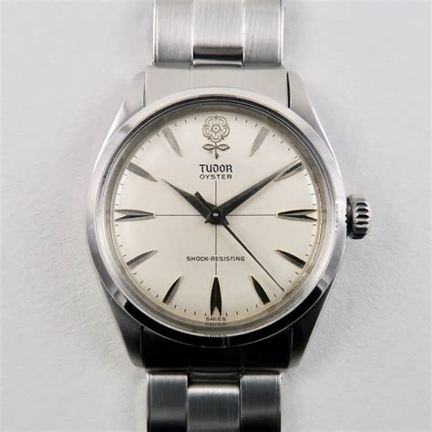 Tudor Oyster 'Big Rose' Ref.7934 steel vintage wristwatch, dated 